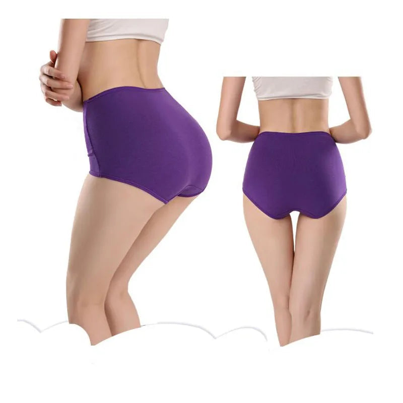 Damen Unterwäsche Baumwolle High Waist