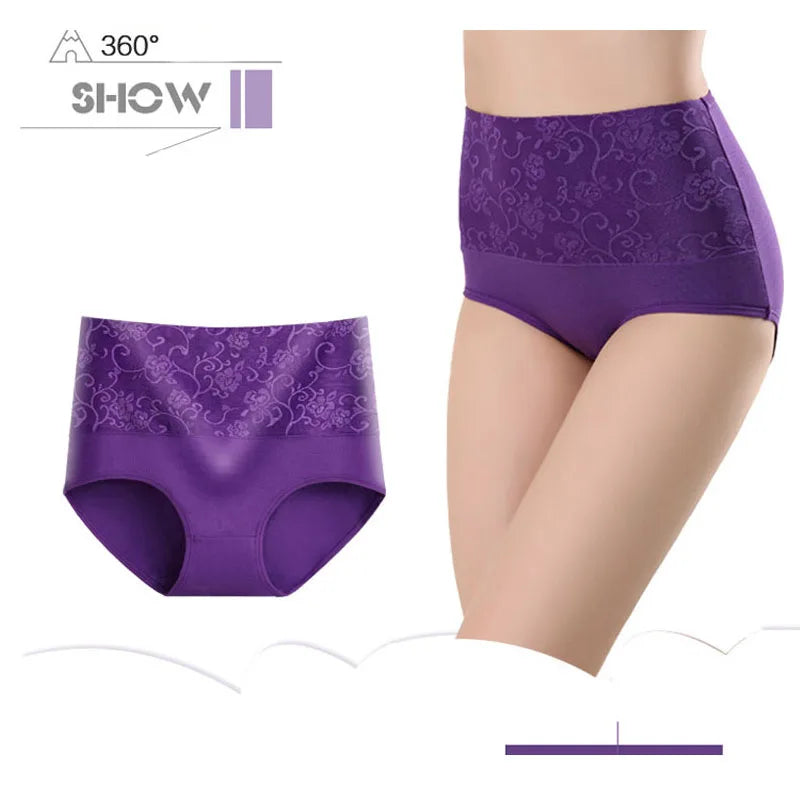 Damen Unterwäsche Baumwolle High Waist