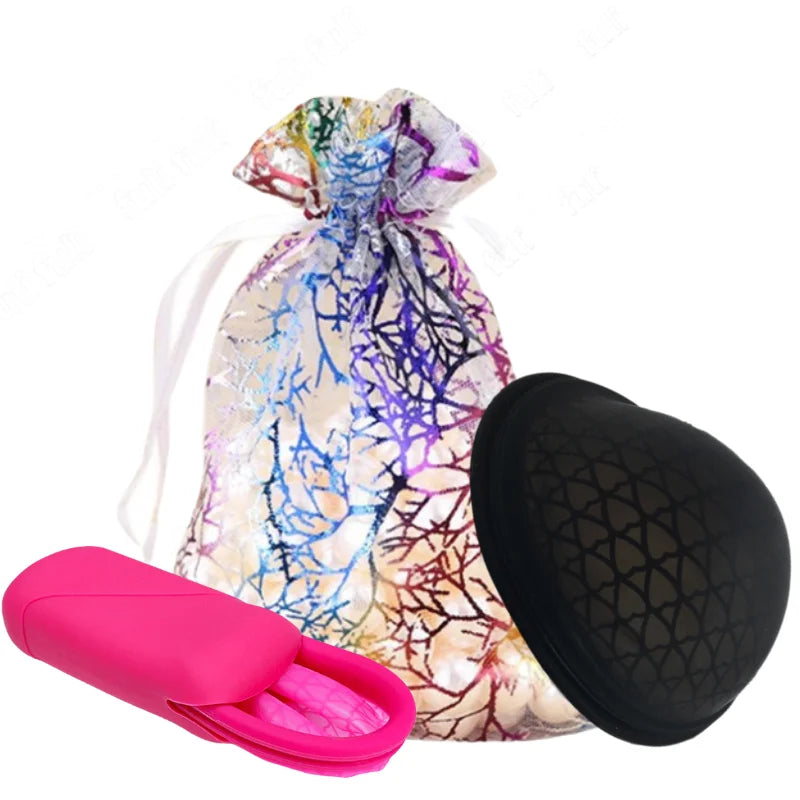 Wiederverwendbare Menstruationstasse Silikon