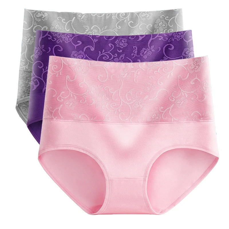Damen Unterwäsche Baumwolle High Waist