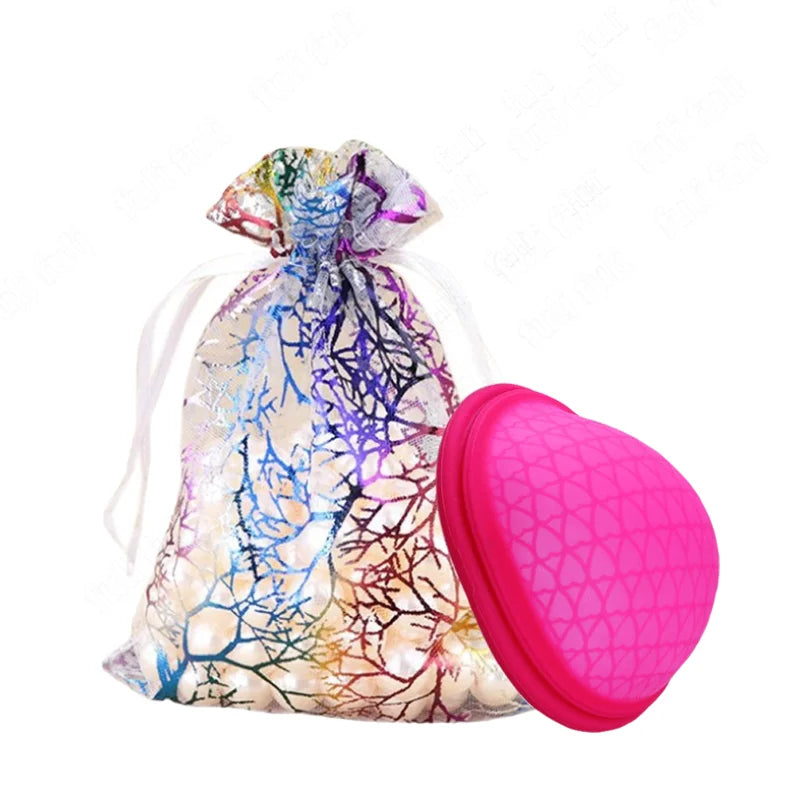 Wiederverwendbare Menstruationstasse Silikon