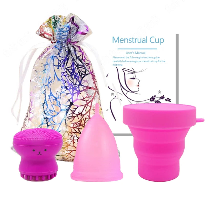 Wiederverwendbare Menstruationstasse Silikon