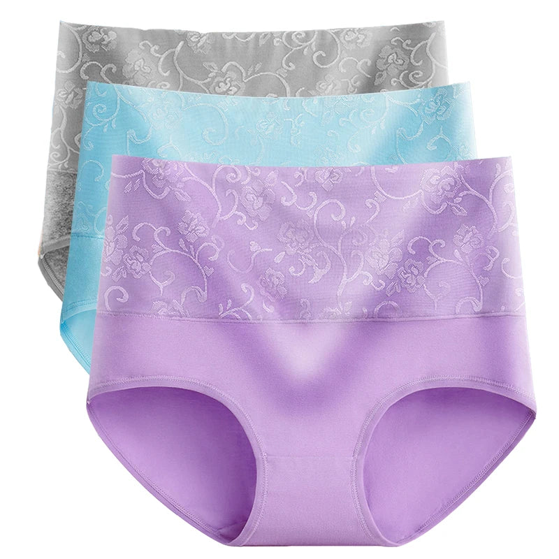 Damen Unterwäsche Baumwolle High Waist
