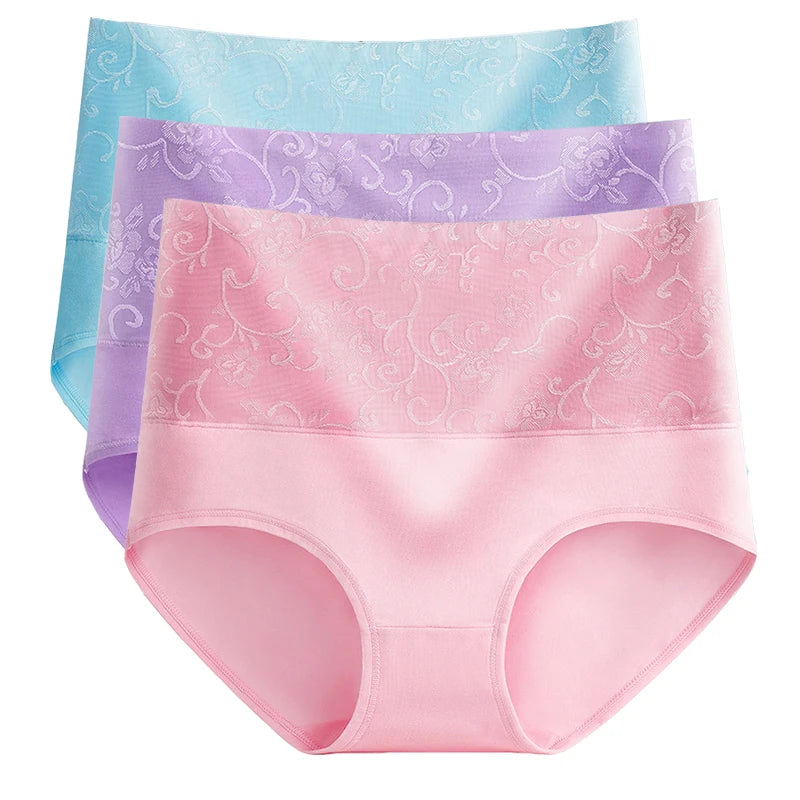 Damen Unterwäsche Baumwolle High Waist