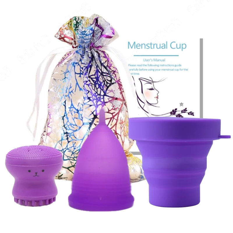 Wiederverwendbare Menstruationstasse Silikon