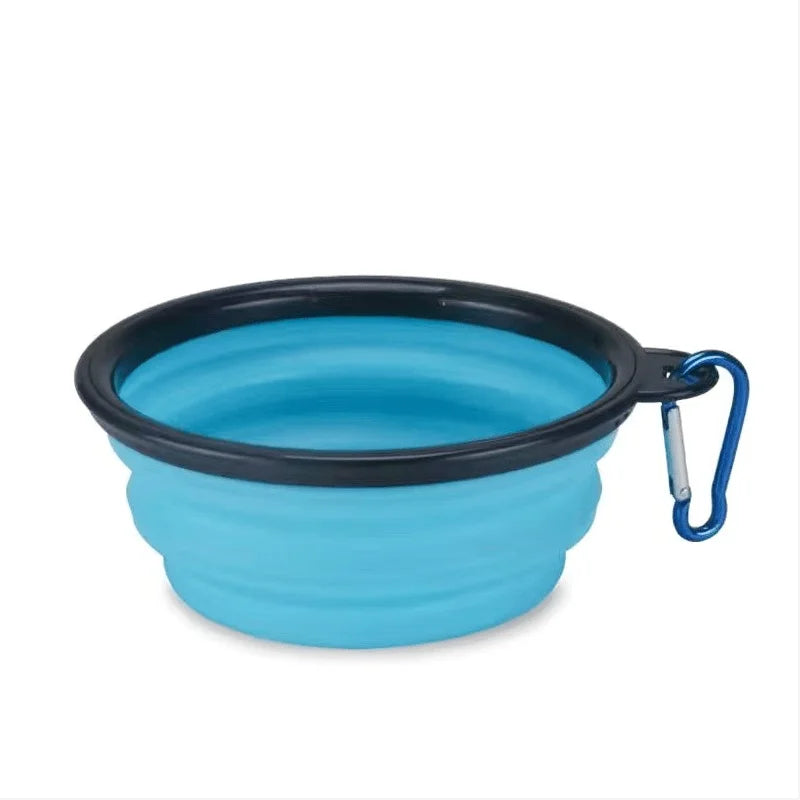 Tragbarer Haustier Futternapf Silikon