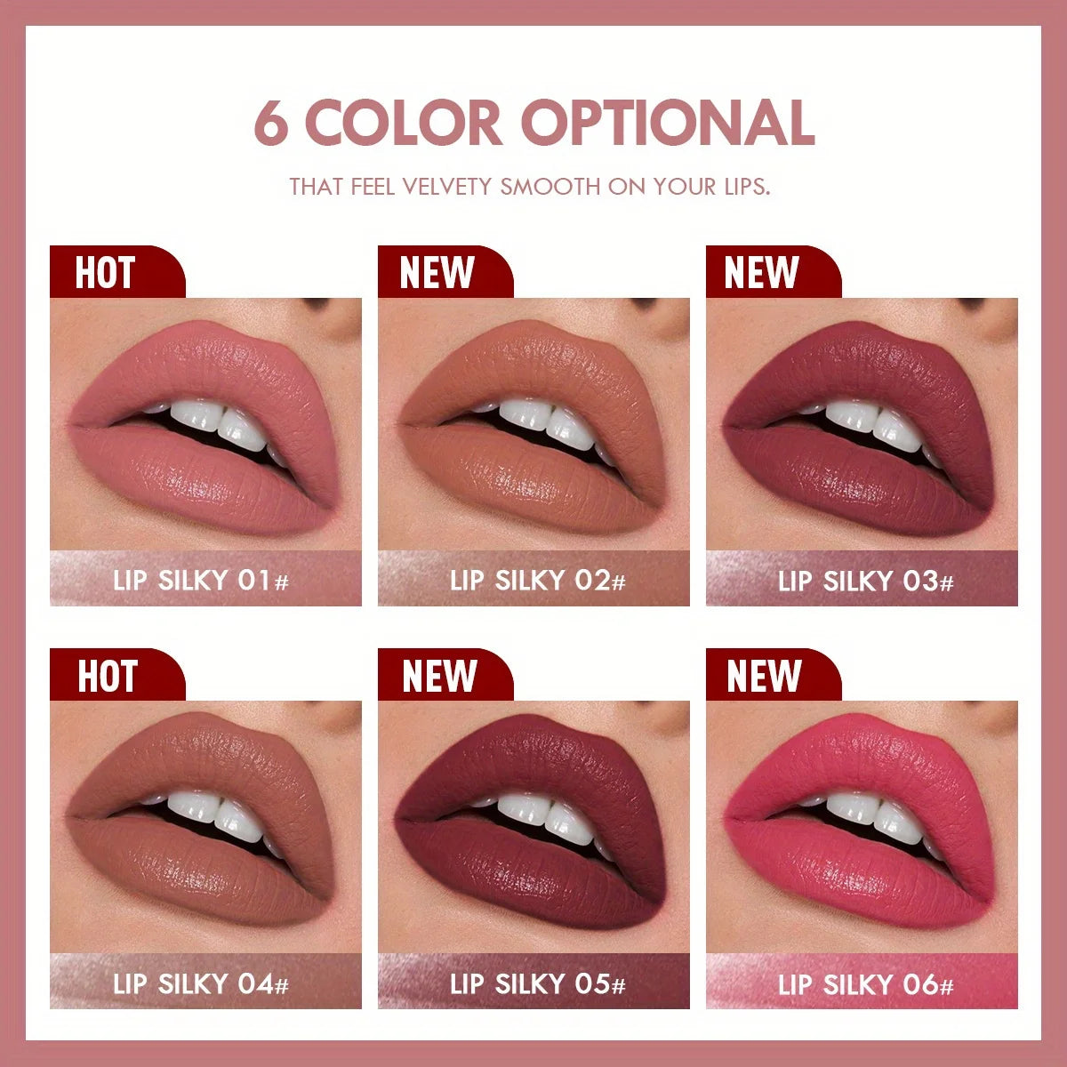 Wasserfester Matter Lippenstift Stift
