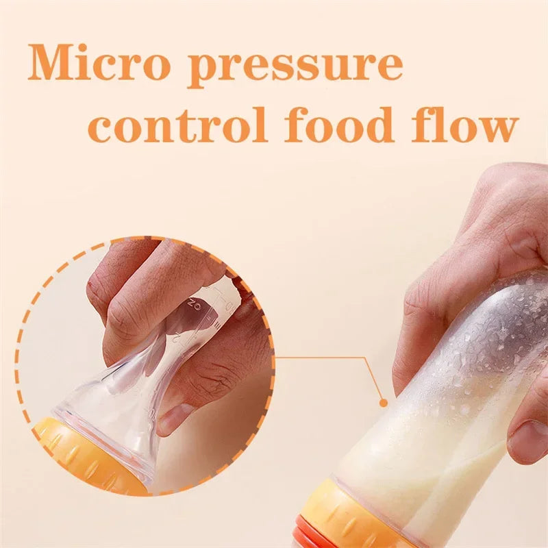 Silikon Babyflasche Löffel Set