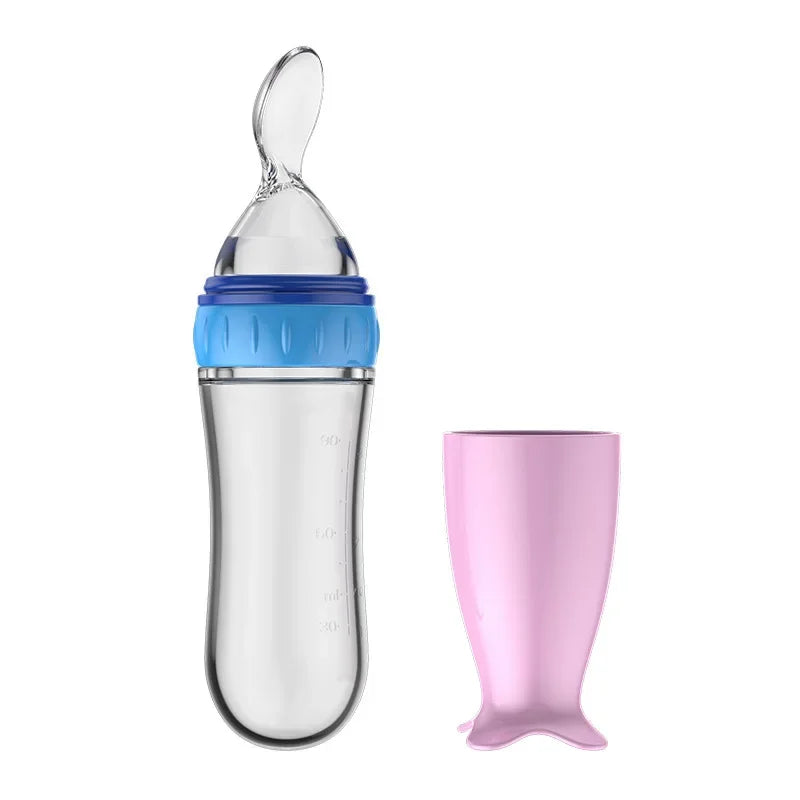 Silikon Babyflasche Löffel Set