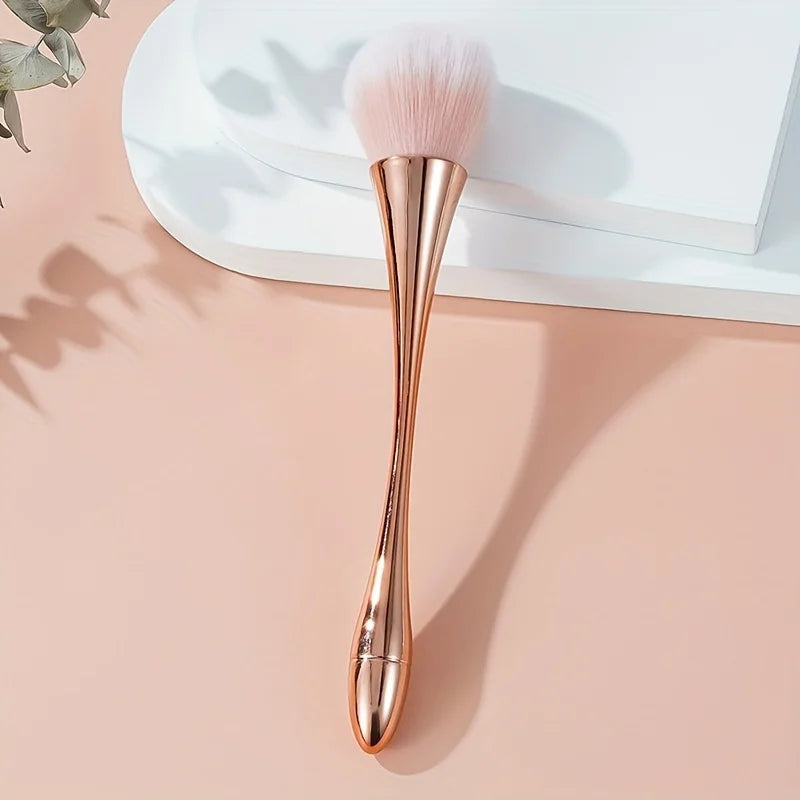 Roségold Fan Makeup Brush