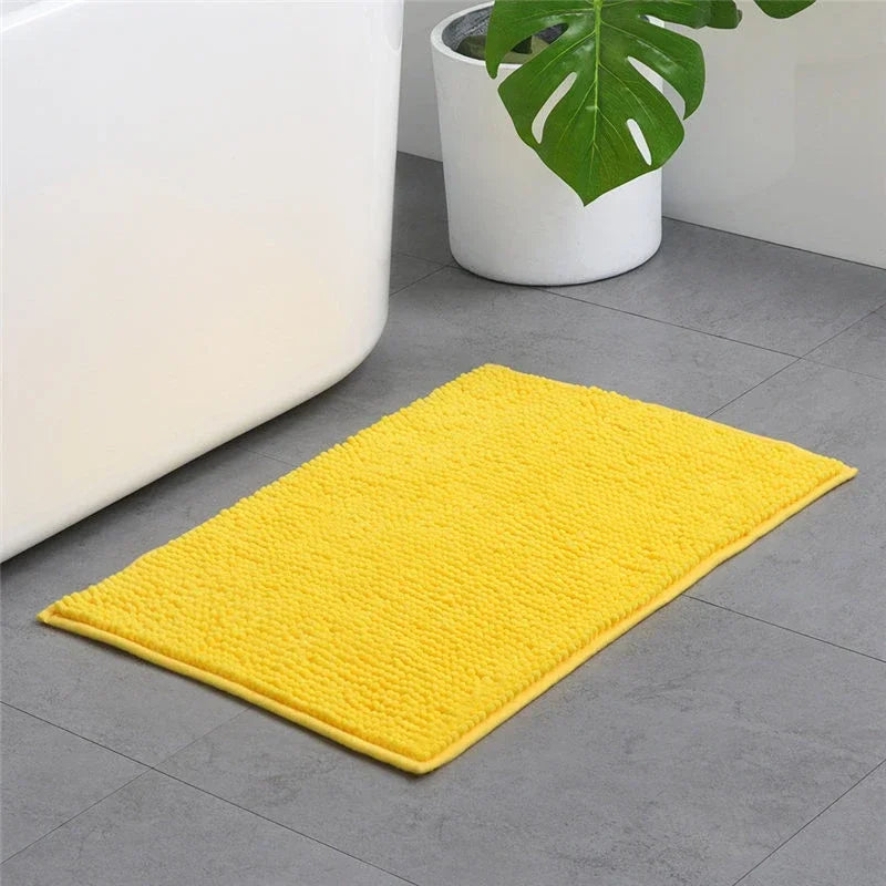Chenille Badematte Rutschfest Waschbar