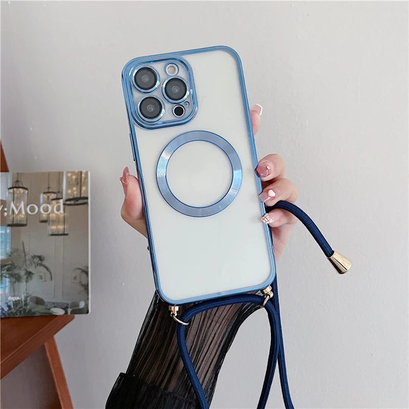 Magnetische iPhone Hülle Klar Magsafe