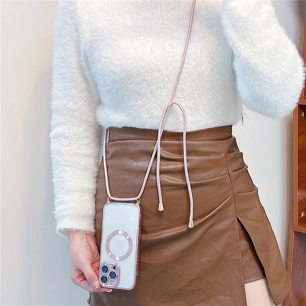 Magnetische iPhone Hülle Klar Magsafe