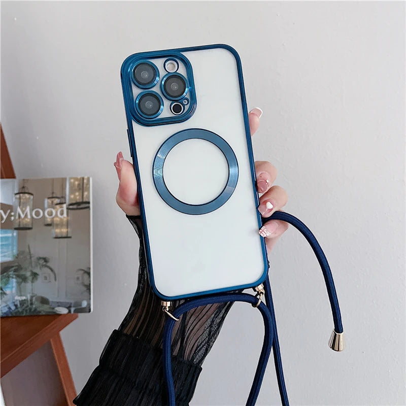 Magnetische iPhone Hülle Klar Magsafe