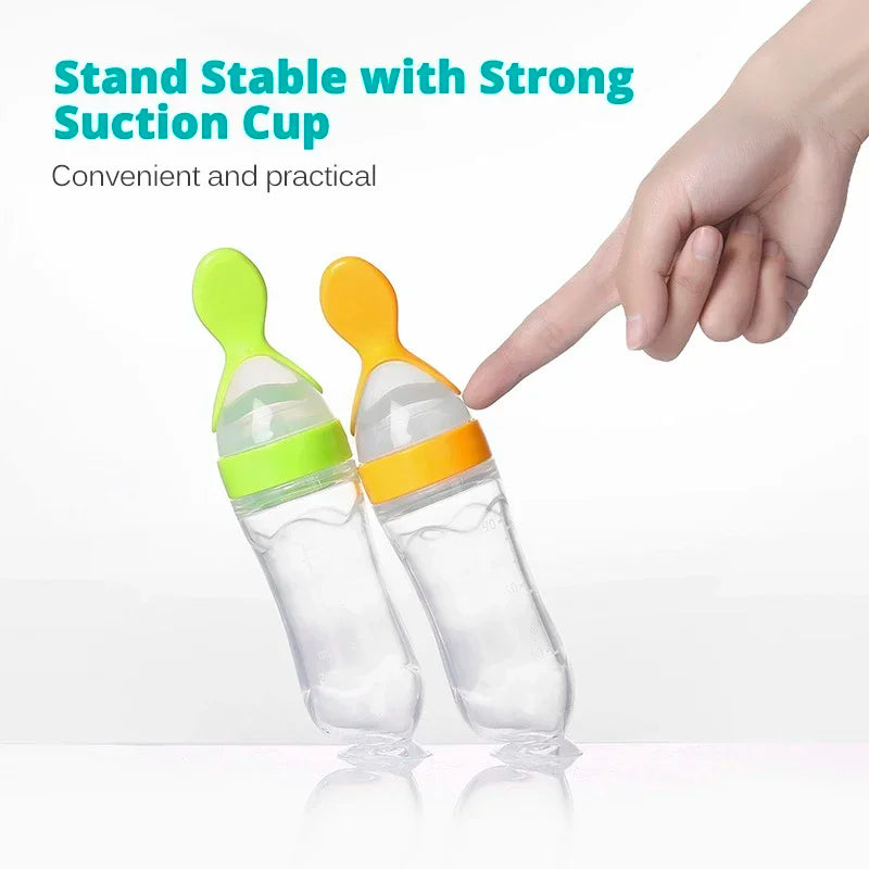 Silikon Babyflasche Löffel Set