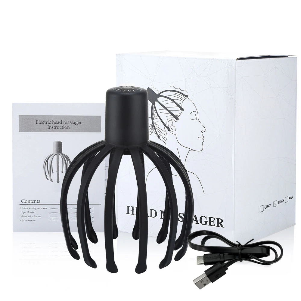 Elektrischer Kopfhaut Massagegerät Octopus