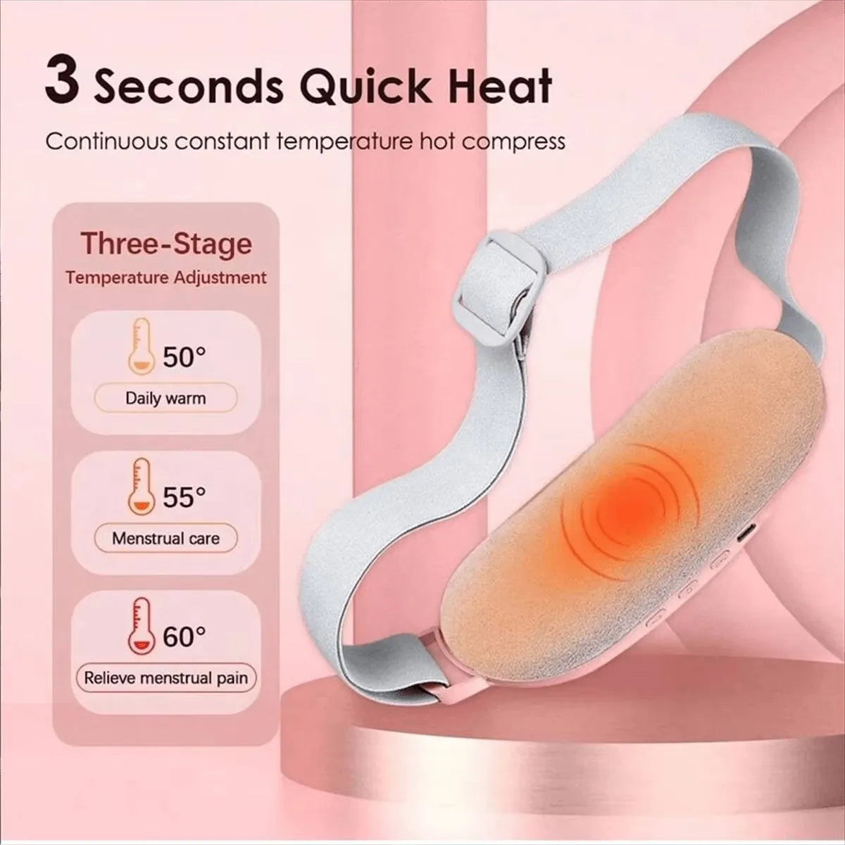 Elektrischer Menstruationsheizgürtel Massage