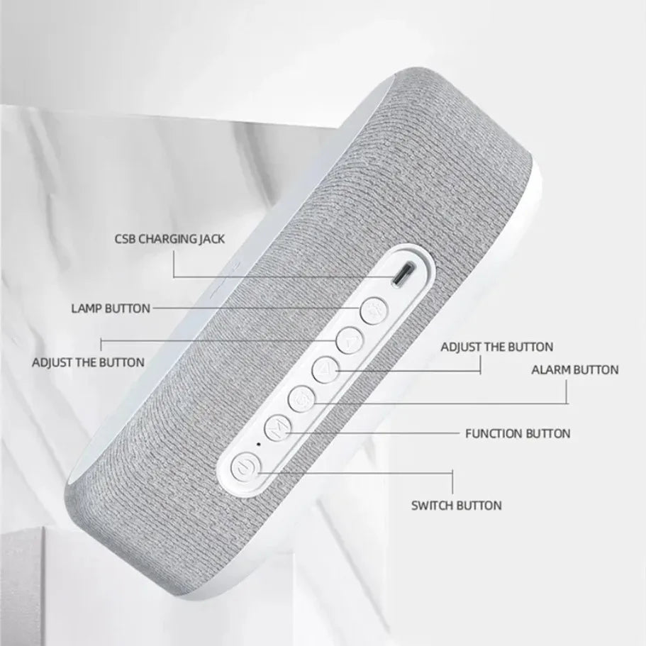 Wecker Wireless Ladegerät Lampe