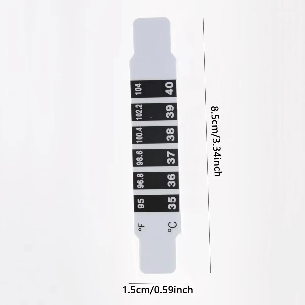 Stirn Thermometer Temperatur Aufkleber