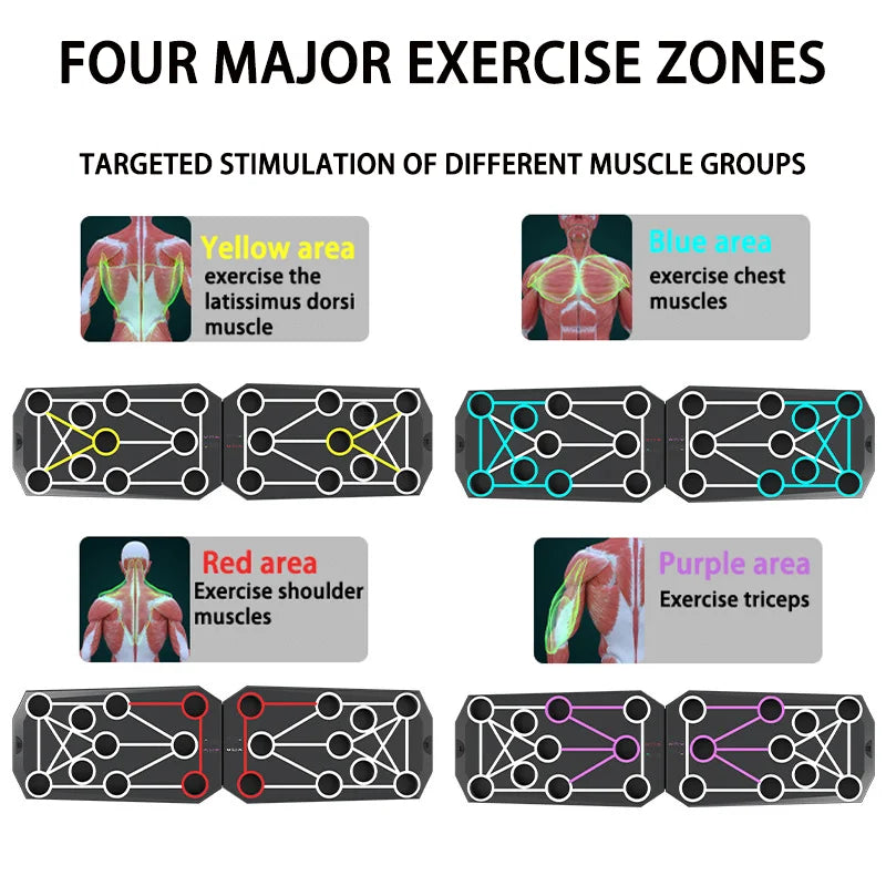 Faltbares Push-up Board Fitness