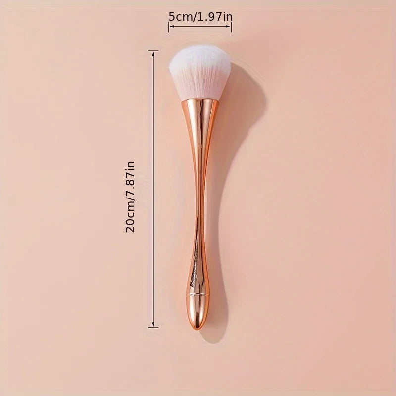 Roségold Fan Makeup Brush