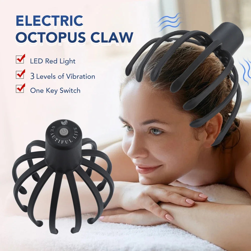 Elektrischer Kopfhaut Massagegerät Octopus