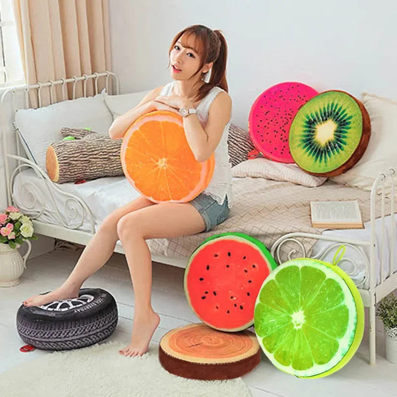 3D Frucht Kissen Dekokissen