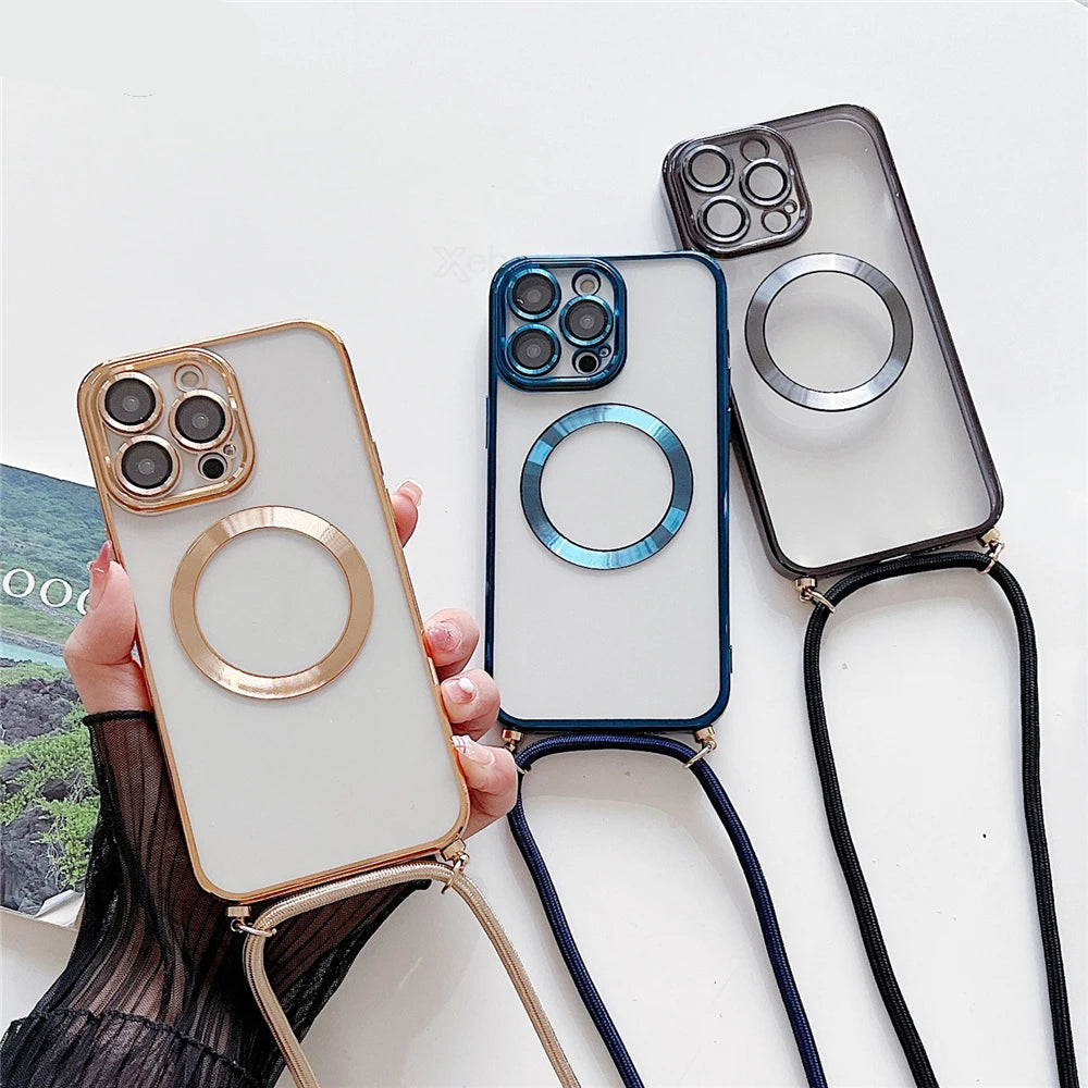 Magnetische iPhone Hülle Klar Magsafe