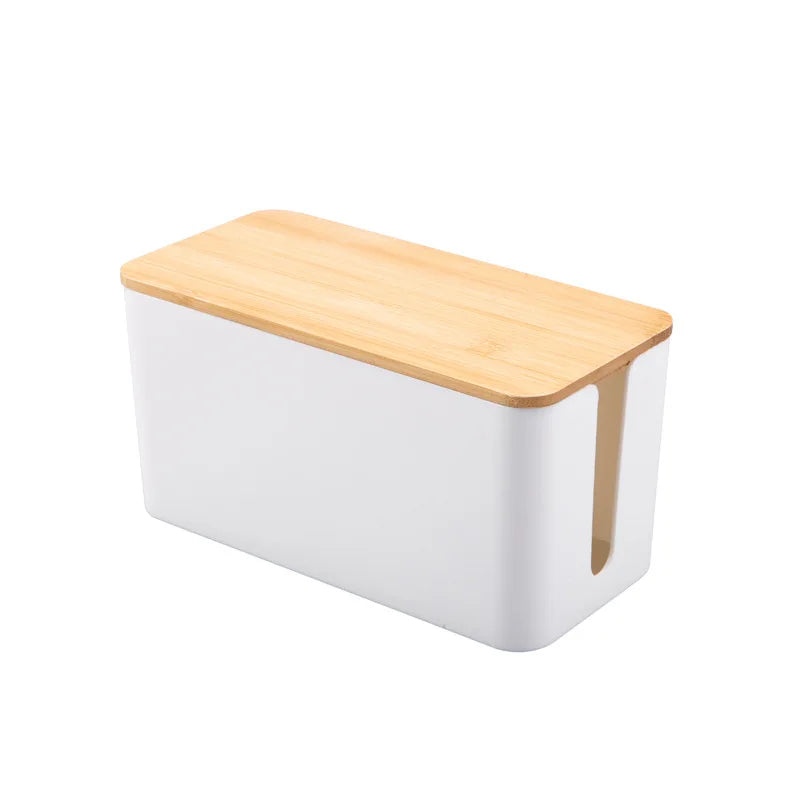 Kabelbox Holz Kabel-Organizer