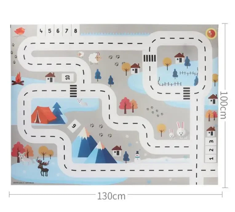 Baby Spielmatte Stadt Verkehr