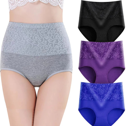 Damen Unterwäsche Baumwolle High Waist