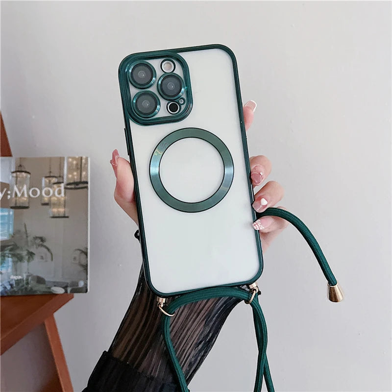 Magnetische iPhone Hülle Klar Magsafe