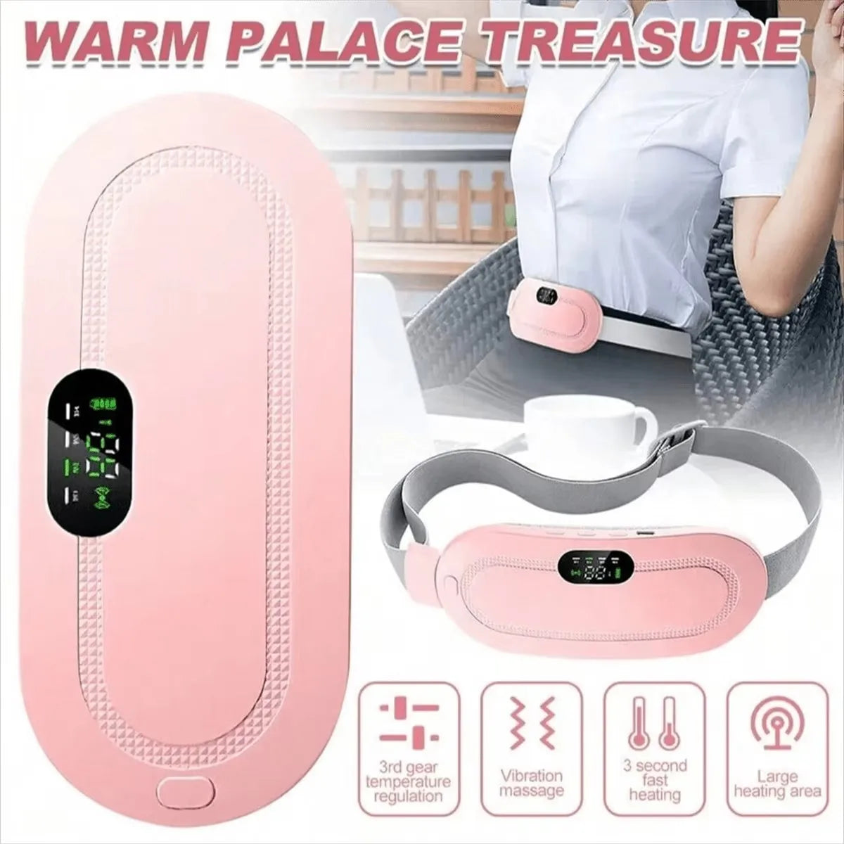 Elektrischer Menstruationsheizgürtel Massage