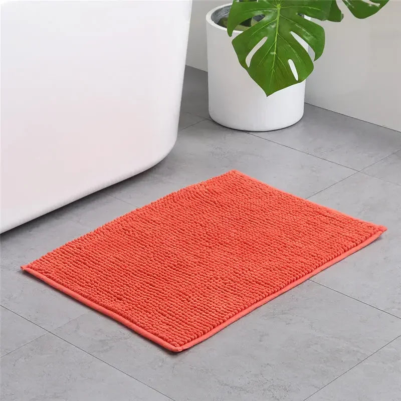 Chenille Badematte Rutschfest Waschbar