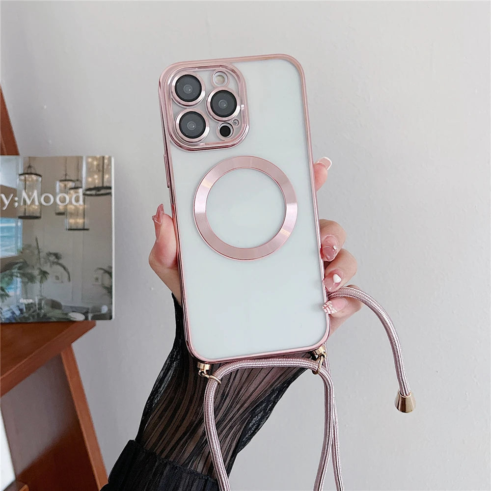 Magnetische iPhone Hülle Klar Magsafe