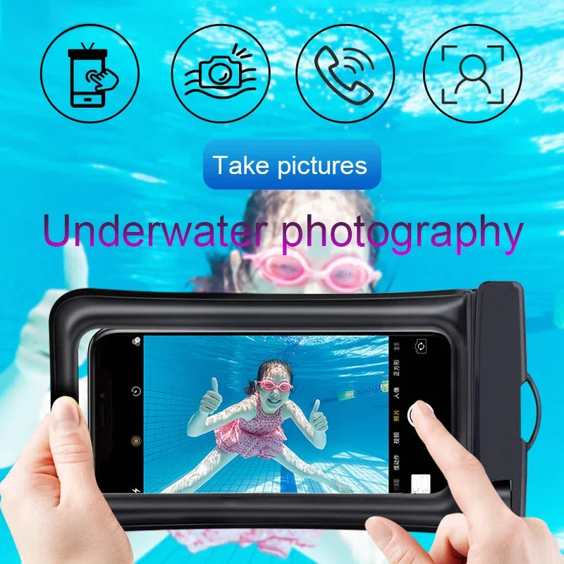 Wasserdichte Schwimmhülle Handy Airbag