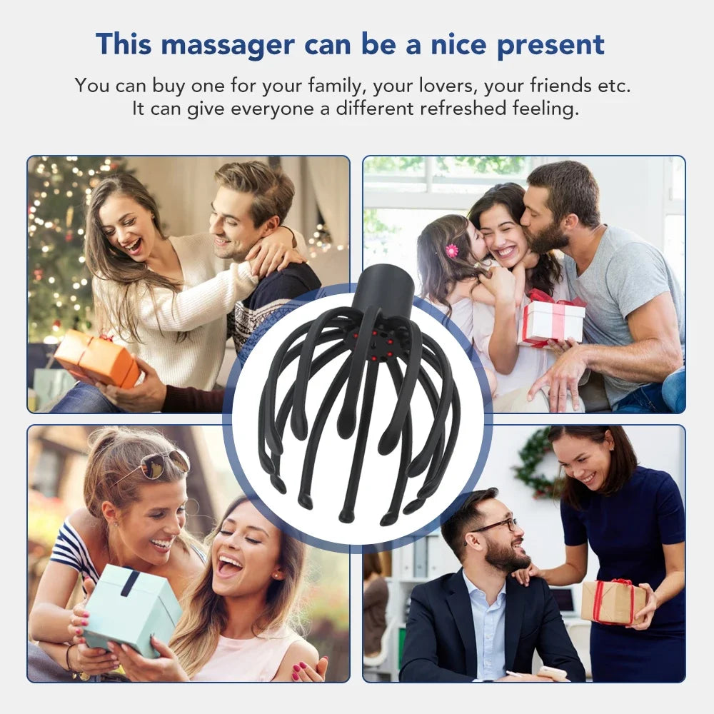 Elektrischer Kopfhaut Massagegerät Octopus