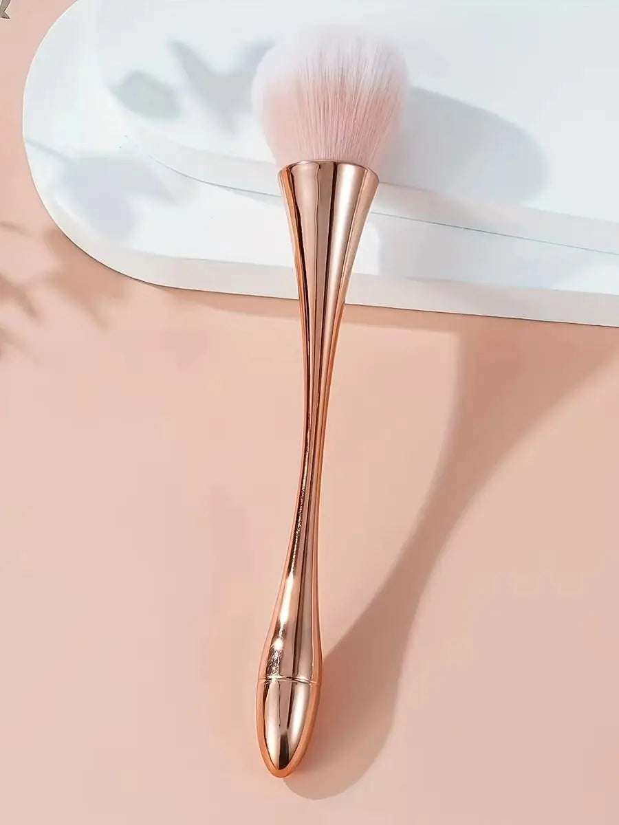 Roségold Fan Makeup Brush
