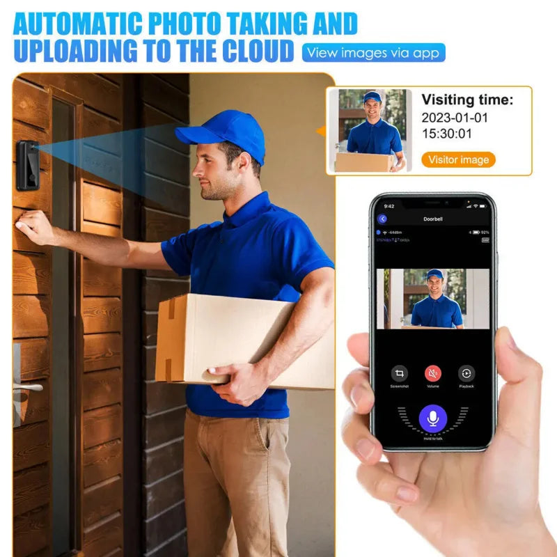 Tuya WLAN Video Türsprechanlage Kamera