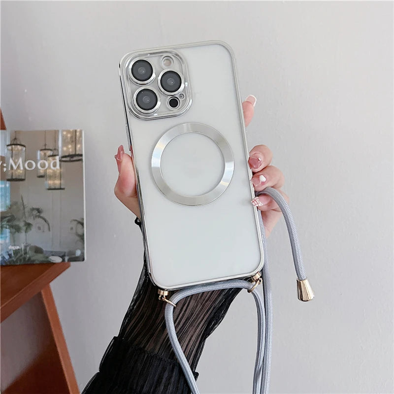 Magnetische iPhone Hülle Klar Magsafe