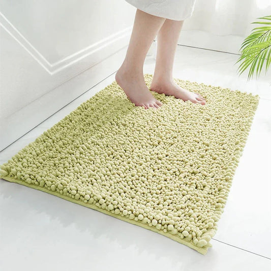 Chenille Badematte Rutschfest Waschbar