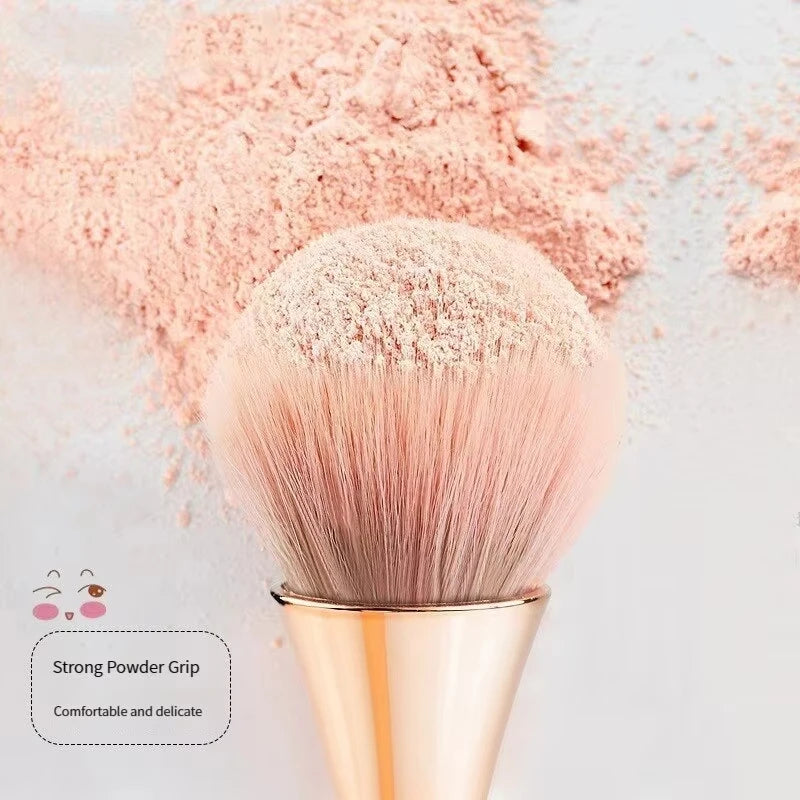 Roségold Fan Makeup Brush