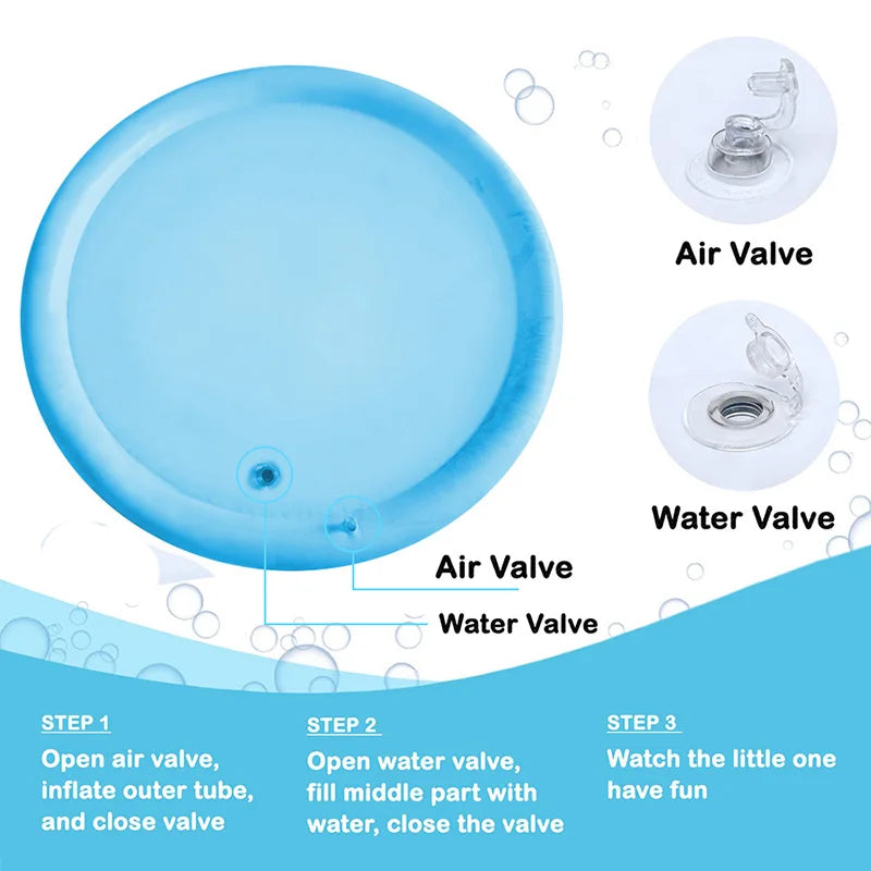 Baby Wasser Spielmatte Delfin