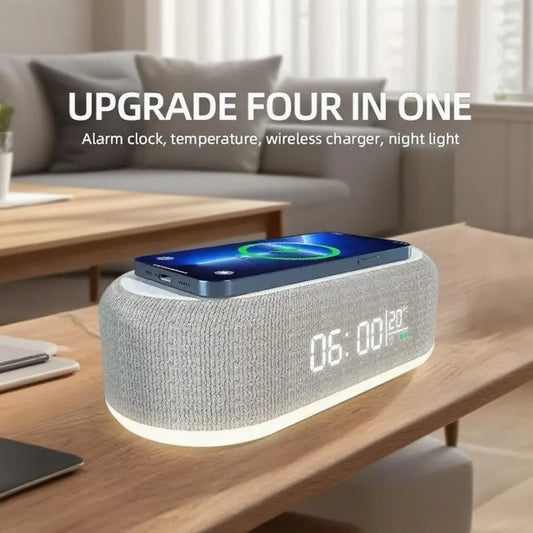 Wecker Wireless Ladegerät Lampe