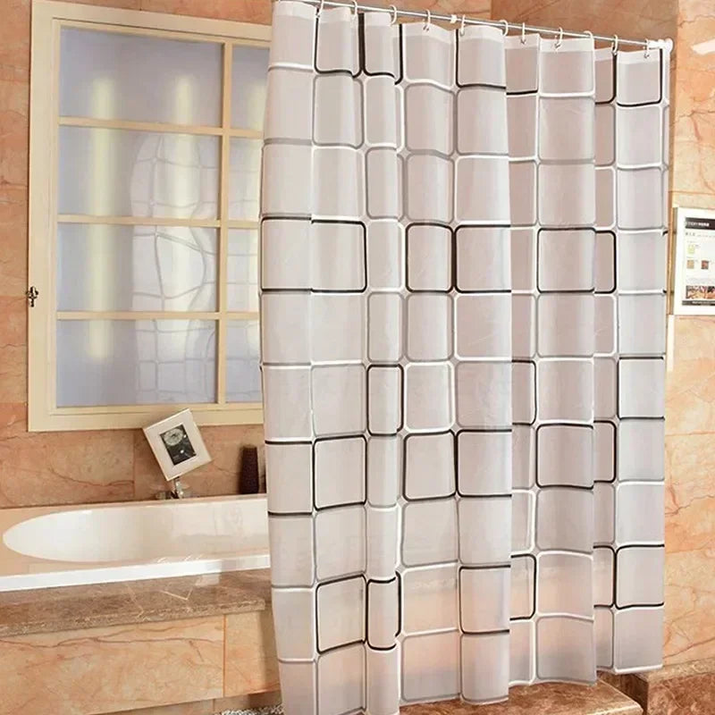 Wasserfester Duschvorhang Geometrisch