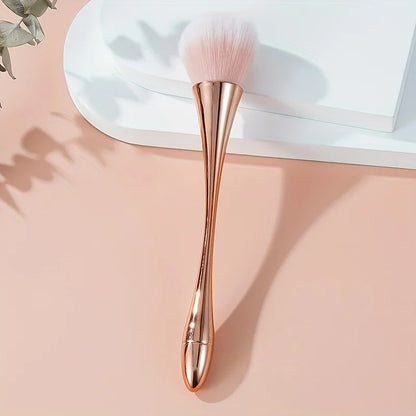 Roségold Fan Makeup Brush