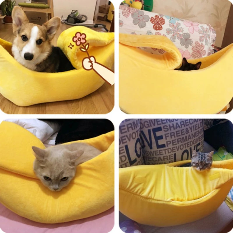 Bananen Katzenbett Gemütlich Lustig