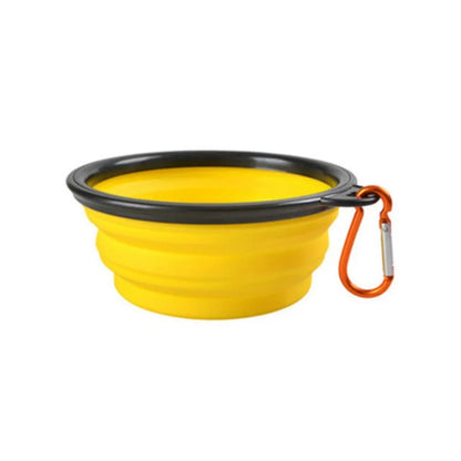 Tragbarer Haustier Futternapf Silikon