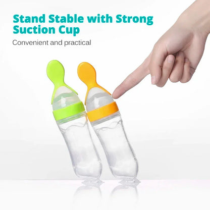 Silikon Babyflasche Löffel Set