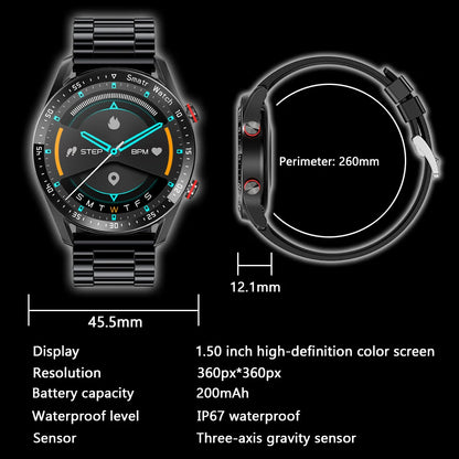 LXASFIT Smartwatch Damen Sport Bluetooth